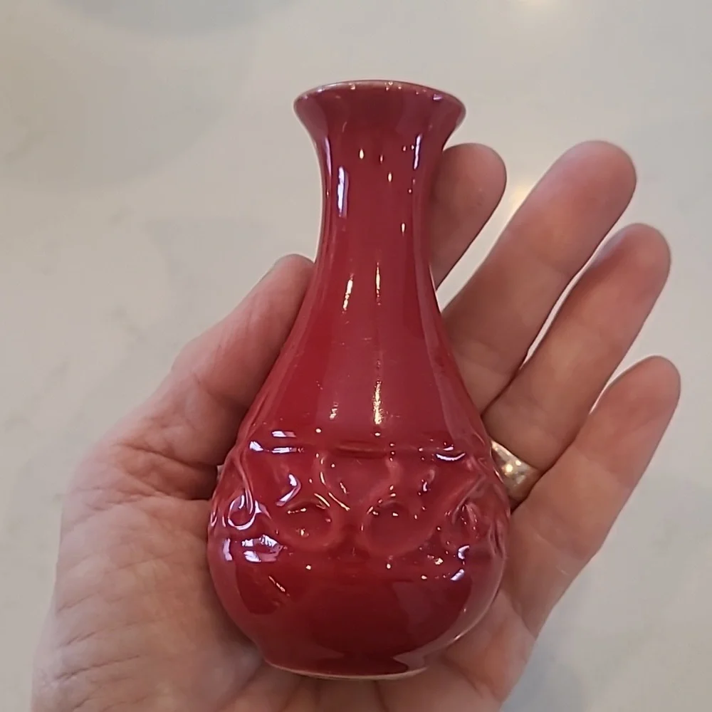 Mini Ceramic Red vase